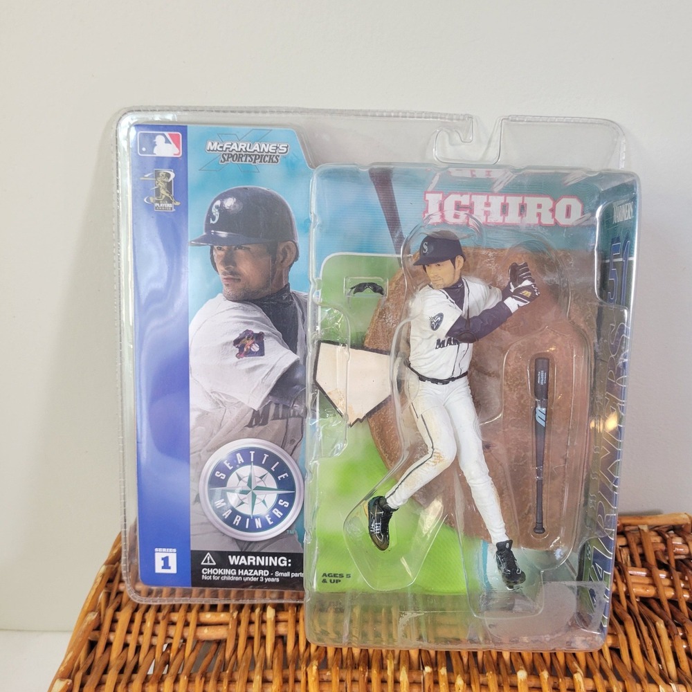 McFarlane SportsPicks Series 1 Ichiro Suzuki Seattle Mariners MLB Figure 2002